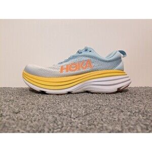 HOKA Women's Blue and Yellow Running Shoes